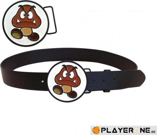 Nintendo - Goomba Buckle with Belt / Riem - Maat M