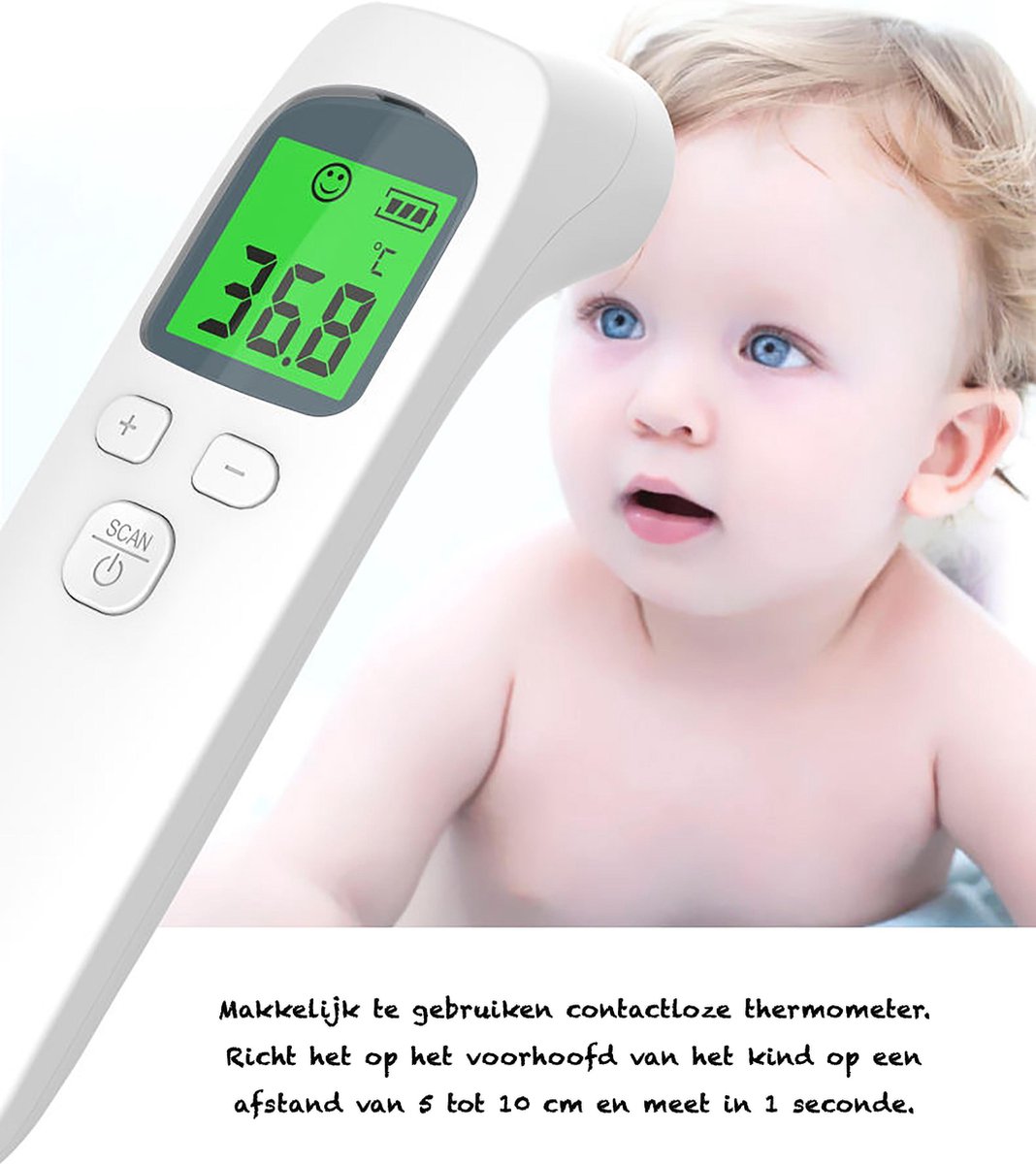 Thermomètre corporel Bintoi® - Thermomètre de fièvre pour adultes et bébés  - | bol