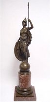 Athena Giusiniani - Bronzen beeld - Griekse decoratie - 105,5 cm hoog