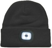 Noviplast - Beanie Brite incl lamp - Zwart