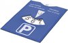 Blauwe kaart auto - Parkeerschijf - Parkeerkaart - Blauwe parkeerschijf