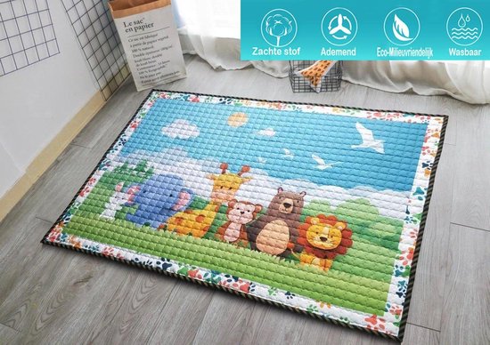Groot Playmat Bébé - tapis de jeux pour Enfants - Babymat XL - Tapis pour  enfant -... | bol.com
