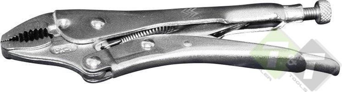 Griptang met gebogen bek, 7 duims(175mm), Grip tang
