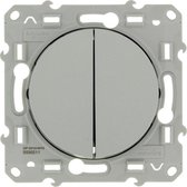 Schneider Electric Odace serieschakelaar aluminium
