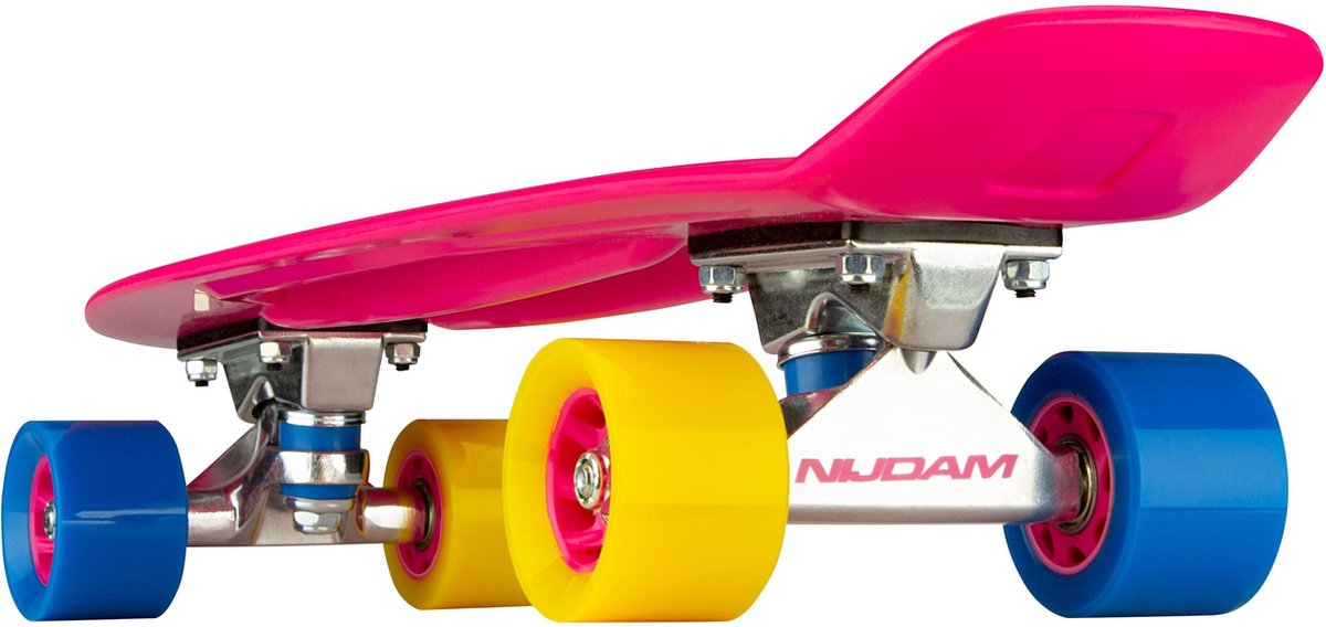 Nijdam FlipGrip Skateboard - Punky Power - Fuchsia — afbeelding 2