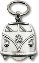 VW T1 Sleutelhanger Vintage zilver kleur.