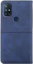 OnePlus Nord N10 Hoesje Portemonnee Book Case Blauw