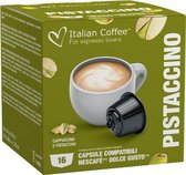 Italian Coffee - Pistaccino Koffie (Cappuccino en Pistache) - 16x stuks - Dolce Gusto compatibel