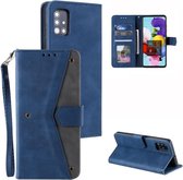 Samsung Galaxy S20 FE Hoesje Retro Book Case Portemonnee Blauw