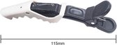 Akyol - Haarklemmen - Haarklem – Kapper – Stylingtool - Haarclip 2 stuks – Zwart – Wit – Akyol - - Knippen