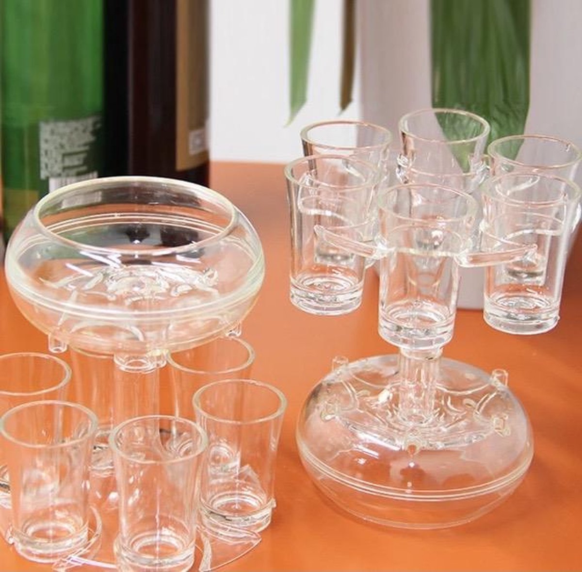 Luxe Shot Fountain - Distributeur de Shot - y compris 6 verres à shot - jeu  de