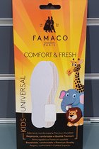 Taille 21 Semelle en éponge pour enfants. Famaco Comfort & Fresh Kids.