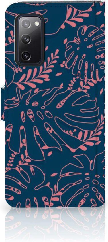 Portefeuille Samsung Galaxy S20FE Coque Compatible avec Feuilles De Palmier