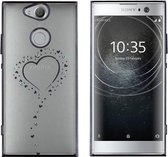 Hoesje CoolSkin Bumper Clear - Telefoonhoesje Sony XA2 - Hart Zwart