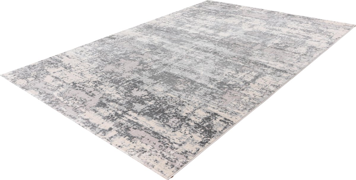Pierre Cardin Paris - Vintage - Super zacht - Shinny - 3D - Vloerkleed – hotel sjiek - design tapijt fraai – Karpet - 200x290- Zilver grijs