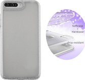 BackCover Layer TPU + PC - Telefoonhoesje - Hoesje voor Huawei Y5 2018 - Zilver