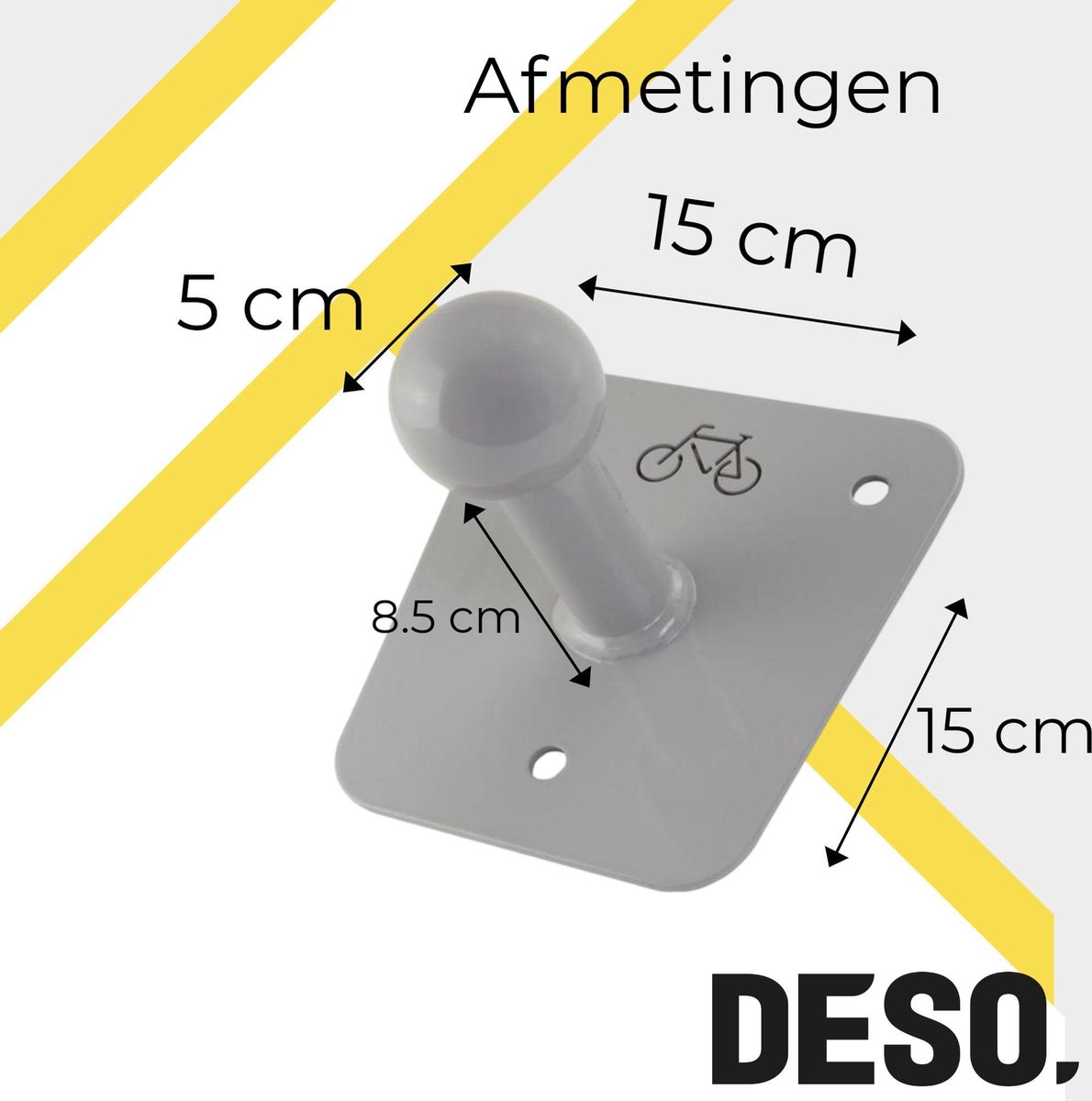 Muurbevestiging voor fietsendragers universeel ophangsysteem