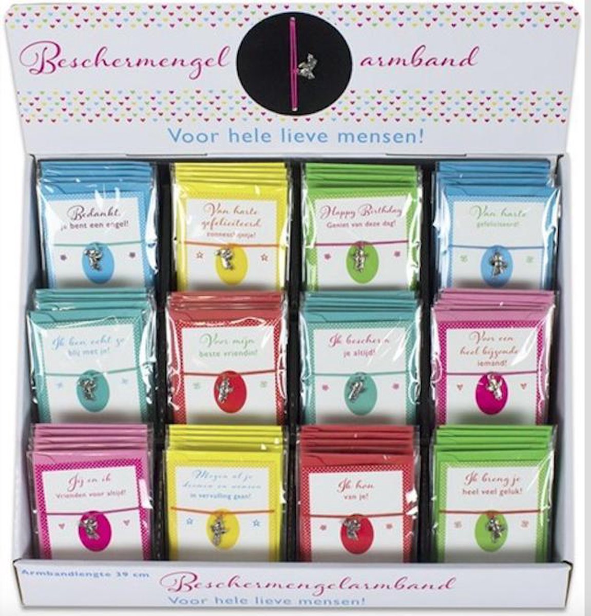 Beschermengel armband ; Ik hou van je! ( 1 stuks)