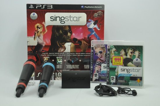 Singstar – Pop Edition + Singstar 3 + Wireless Microfoons – Special Edition