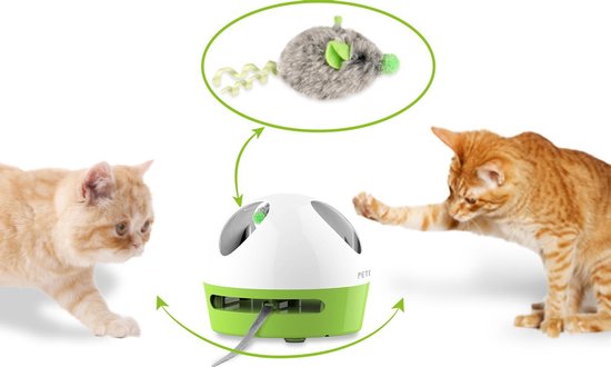 Petgeek Hiding Mouse - Automatisch kattenspeeltje - speelgoed voor katten - muis - kattenspeeltjes intelligentie - kattenspeeltjes - Petgeek