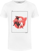 Collect The Label - Dans T-shirt - Wit - Unisex - XL