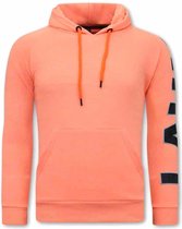 Oversized Hoodie Heren - Orange