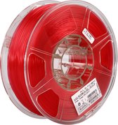 eSun - PLA Filament, 1.75mm, Transparant rood – 1kg
