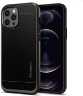 Spigen Neo Hybrid Case - Telefoonhoesje - Hoesje - Apple iPhone 12 Pro Max - Gunmetal - Metaal