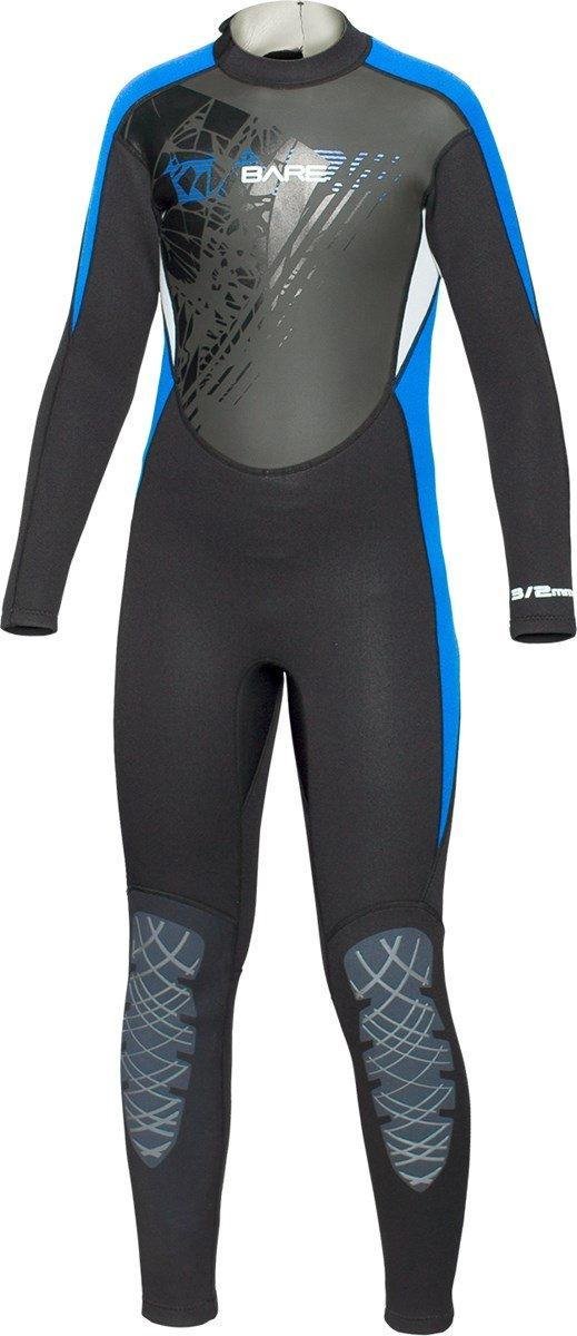Bare 3/2mm Manta - Wetsuit - Kinderen - 10 - Blauw