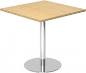 hjh OFFICE PRO Bistro F88Q C - Systeem conferentietafel Esdoorn / Chroom