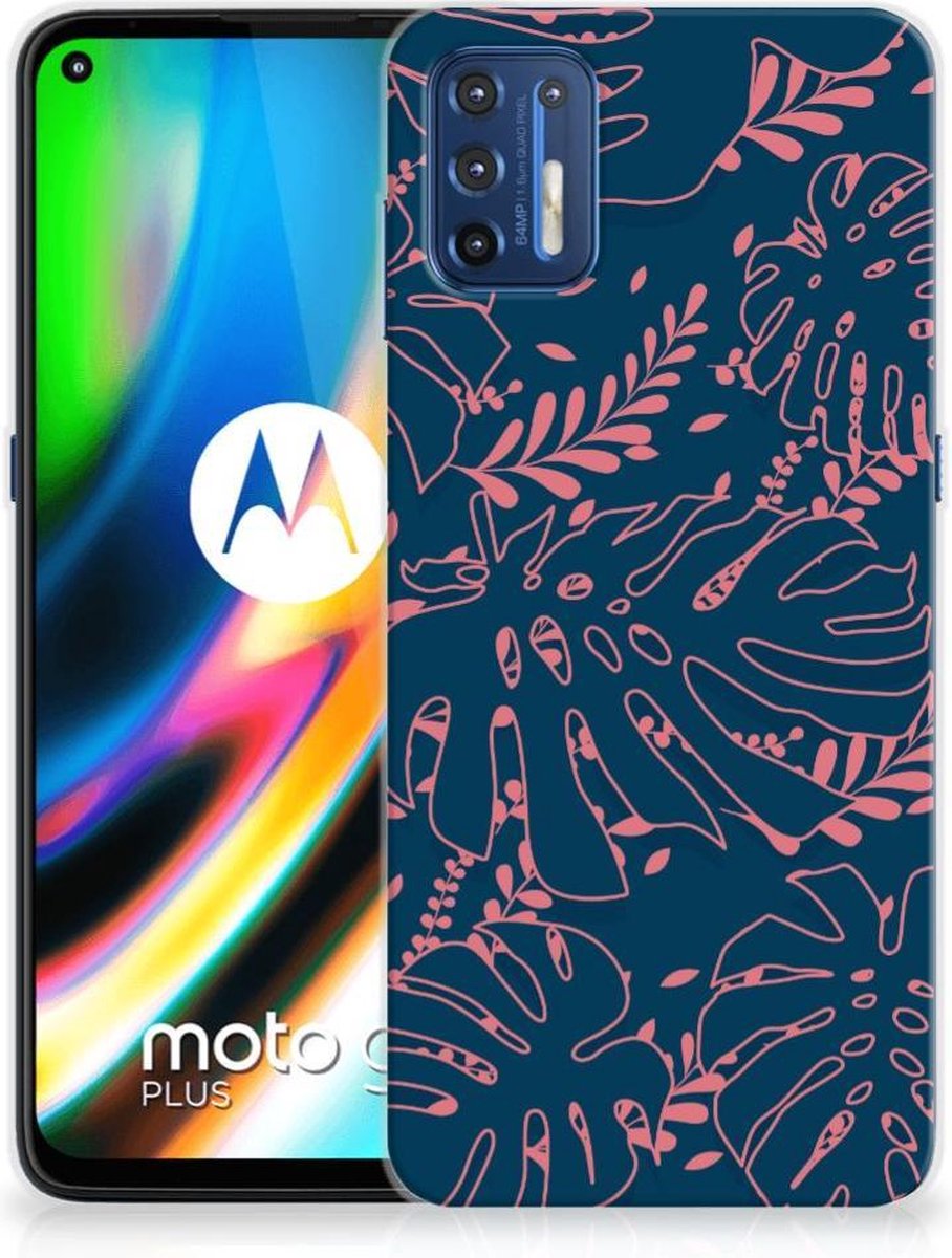 Motorola Moto G9 Plus TPU Case Palm Leaves