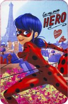 Miraculous Ladybug Paris Fleece Deken Plaid 100 x 140 cm