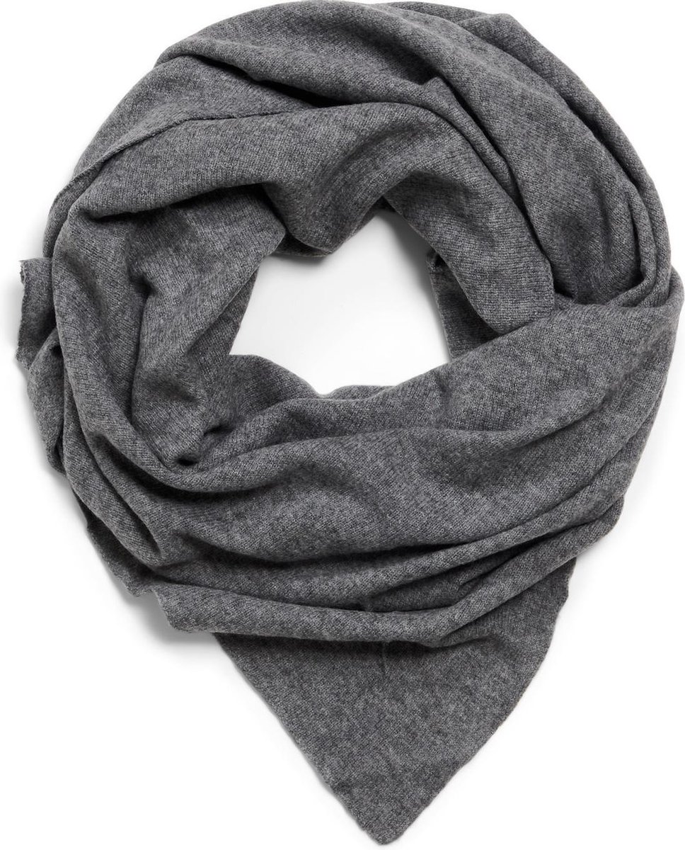 Cashmere and Scarves - Sjaal Mira - Vintage Grey / Grijs - Samenstelling 90% Wool / 10% Cashmere