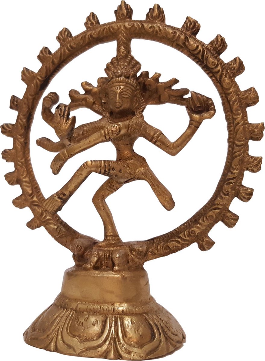 Mos geïrriteerd raken Arbitrage Shiva Beeld goud kleurig 15 cm | GerichteKeuze | bol.com