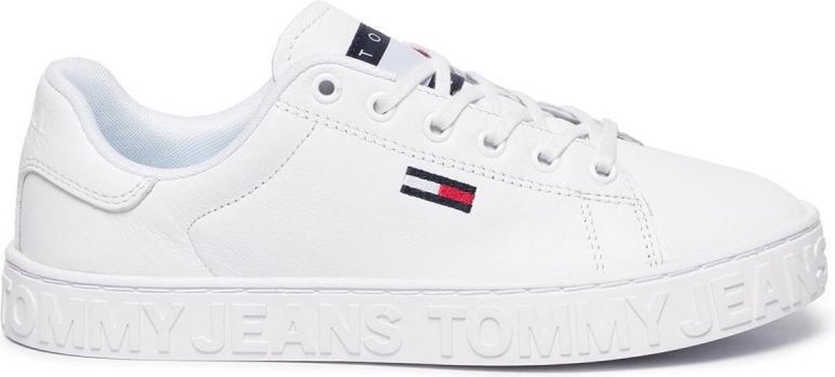Tommy Hilfiger - Dames Sneakers Cool Tommy Jeans Sneaker White - Wit - Maat  36 | bol