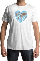 World Peace T-shirt - Heren - Maat XL - Wit
