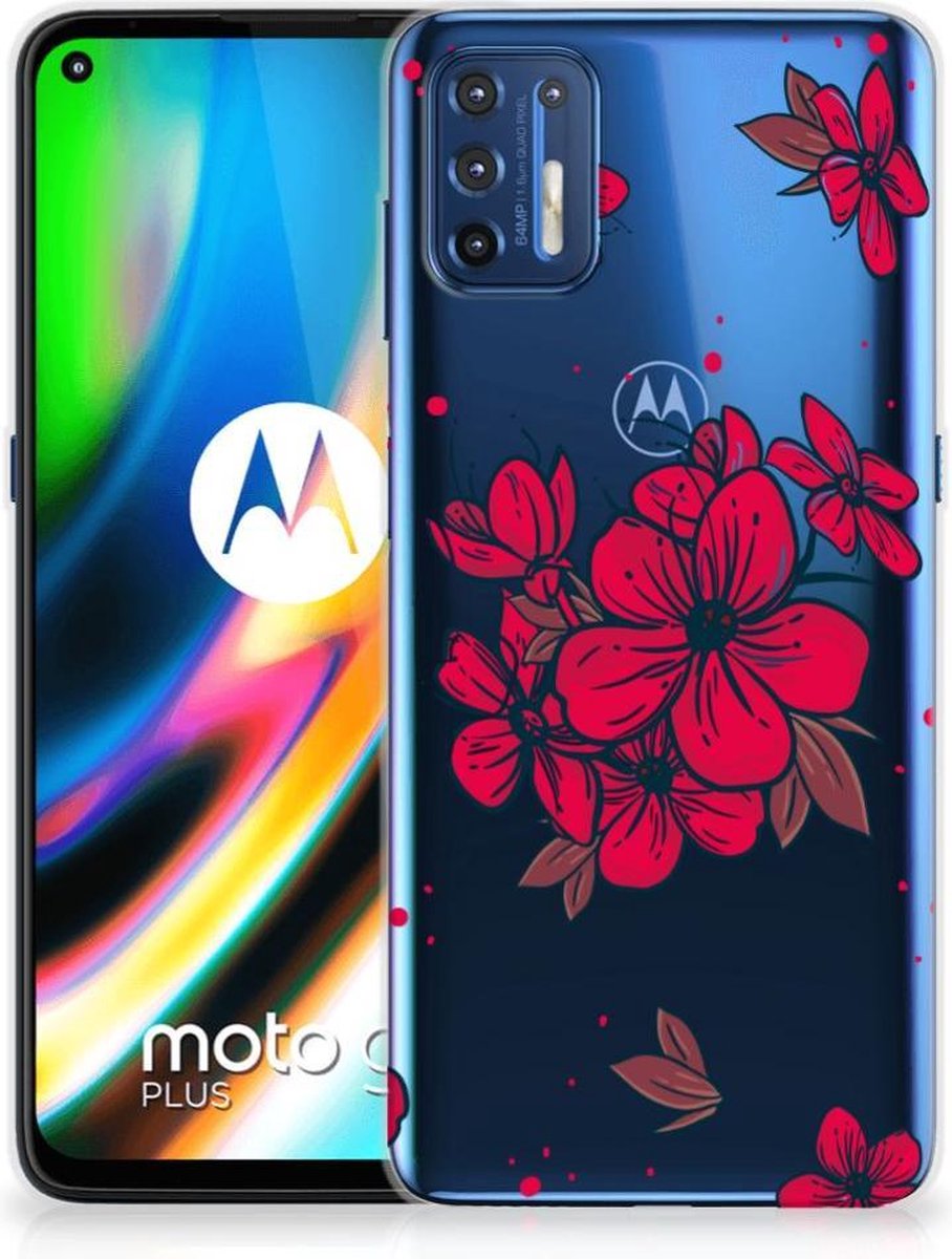 Motorola Moto G9 Plus TPU Case Blossom Red
