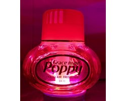 Poppy Grace Mate Luchtverfrisser Auto – Cattleya Geur – Met RGB LED Verlichting – USB – Auto & Truck