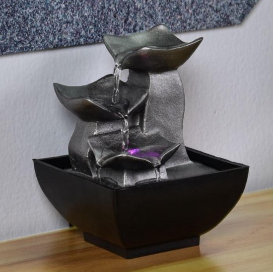 Fontein Boro 17 cm hoog – fontein – interieur – fontein voor binnen – relaxeer – zen – waterornament – cadeau – geschenk – relatiegeschenk -…