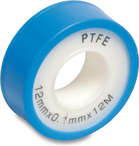Mega Afdichtingtape PTFE 12 mm wit 10m