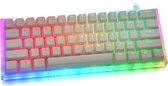 Womier K61 - Qwerty - Mechanische Gaming Toetsenbord - USB-C -RGB - Gateron Yellow Switch - Hot Swappable