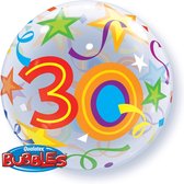 Qualatex - Folieballon - Bubbles - 30 Jaar - Zonder vulling - 56cm