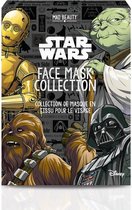 Disney Star Wars Gezichtsmasker -4 stuks-Yoda-C3po-Chewbacca-Darth Vader Kerstpakket Jongens