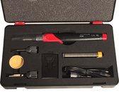 Draadloze Accu Soldeerbout Set 100W - Draagbare Soldeerbout Met Instelbare Temperatuur