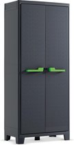Bol.com Keter Moby hoge kast - 4 planken - 80x44x182 cm - Antraciet aanbieding