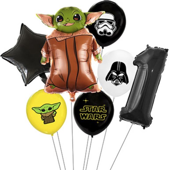 Star Wars Ballonnen - Verjaardag Versiering - Ballon - Baby Yoda -  Mandalorian - Yoda... | bol.com