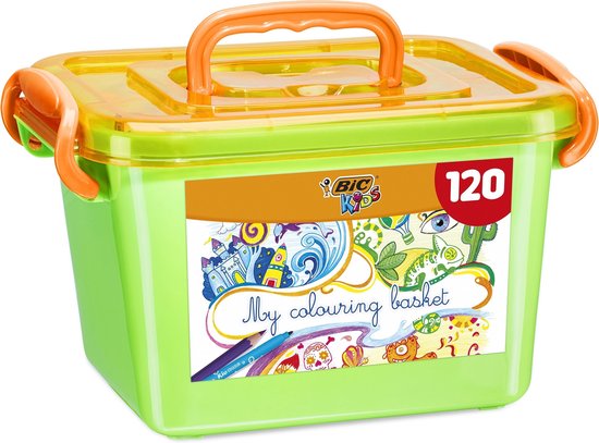 Boite Coffret en Bois - Crayon de Couleur Enfant Mignon Fille