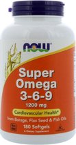 NOW - Super Omega 3-6-9 - 90 softgels (1200mg)