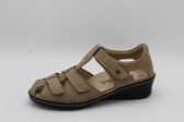 Finn comfort- Funen - sandaal- beige - maat 39