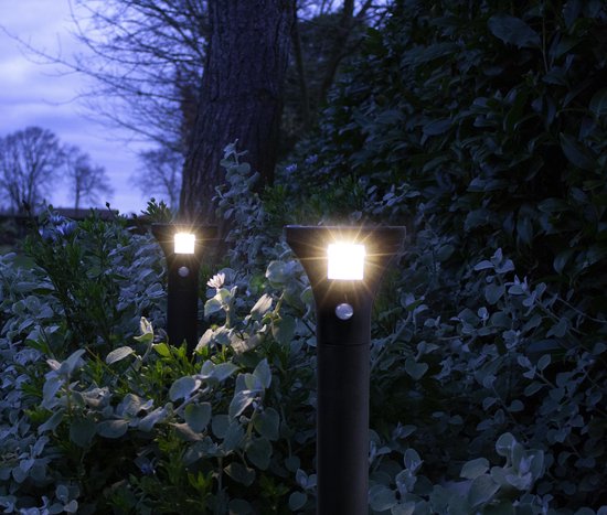 BESTA - 12 Pièces Lampe Solaire Extérieur Jardin, 8 LED Luminaire